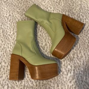 Jeffrey Campbell Mexique Platform Boots - image 1